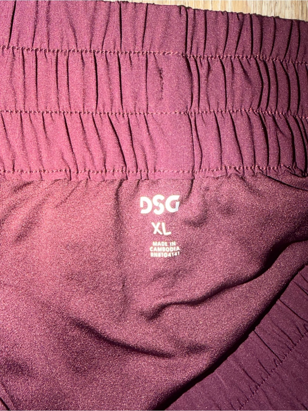 DSG Women’s Deep Burgundy Stride Athletic Shorts - Picture 6 of 7